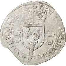 FRANCE, Douzain, 1550, Grenoble, EF(40-45), Billon, Sombart #4380, 2.45