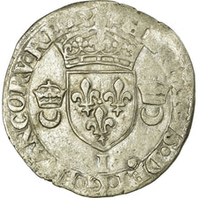Moneda, Francia, Douzain, 1549, Limoges, MBC, Vellón, Sombart:4380