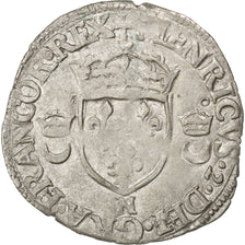 Coin, France, Douzain, 1550, Nantes, EF(40-45), Billon, Sombart:4380