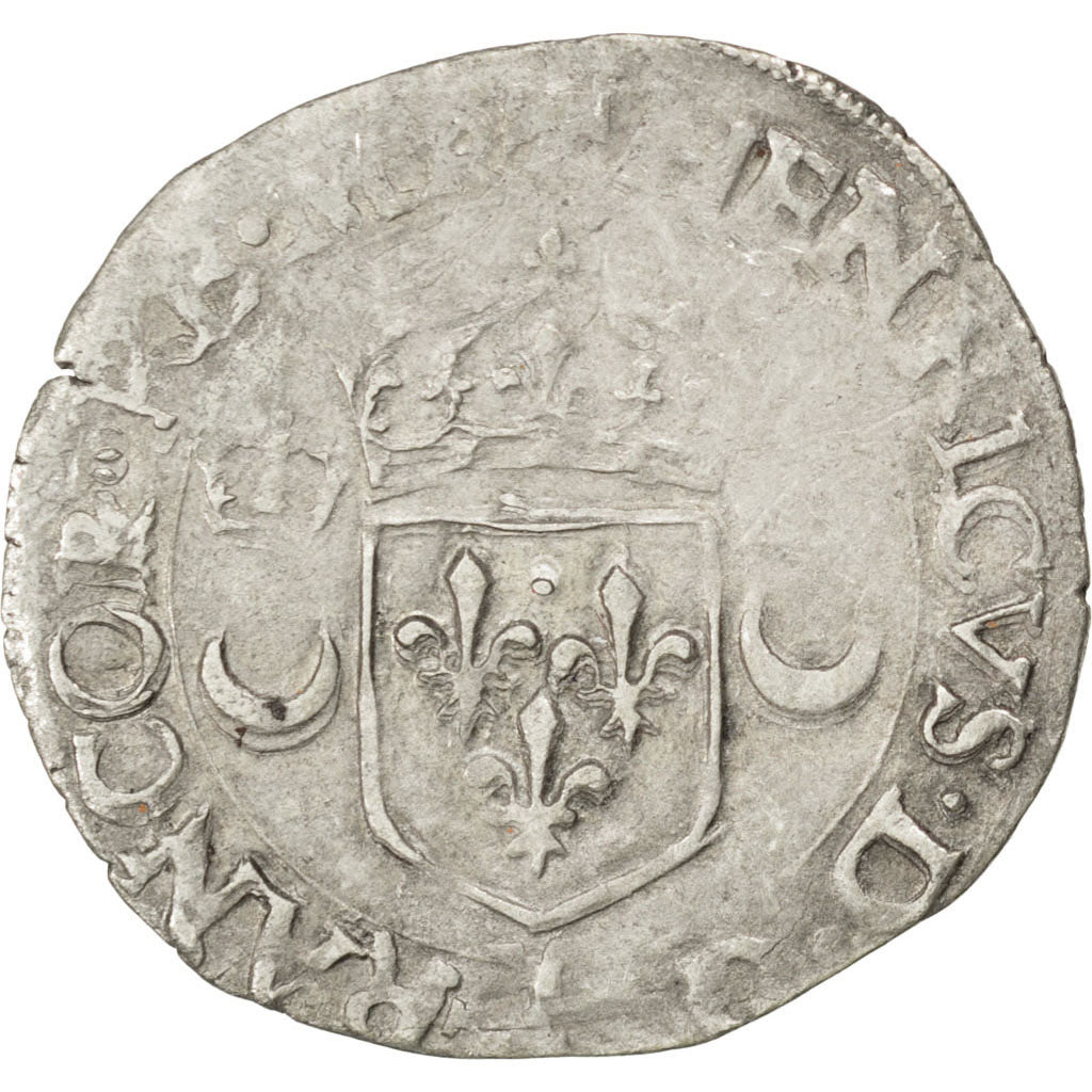 Monnaie, France, Douzain, 1552, Romans, TTB, Billon, Sombart:4380