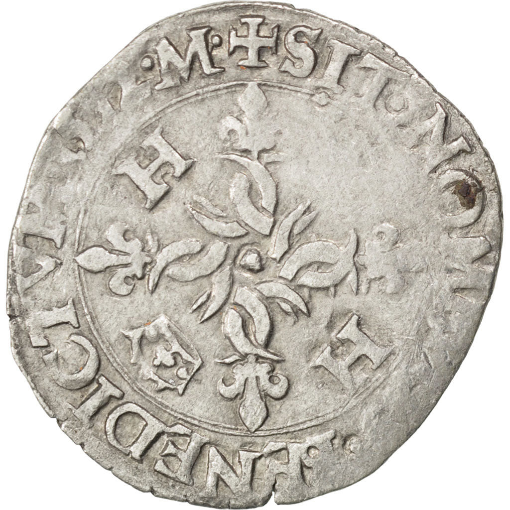 Monnaie, France, Douzain, 1552, Romans, TTB, Billon, Sombart:4380