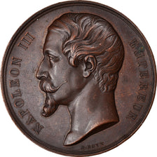 França, Medal, Napoléon III, Exposition Universelle de Besançon, 1860, Bovy