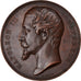 França, Medal, Napoléon III, Exposition Universelle de Besançon, 1860, Bovy