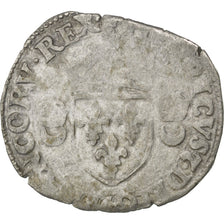 Coin, France, Douzain, 1550, Montélimar, VF(20-25), Billon, Sombart:4380