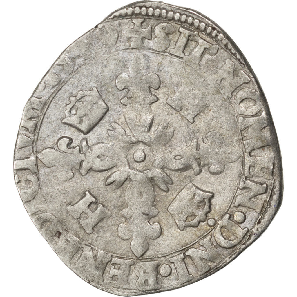 Francia, Douzain, 1549, La Rochelle, MB+, Biglione, Sombart:4380