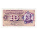 Banconote, Svizzera, 10 Franken, 1970, 1970-01-05, KM:45p, BB
