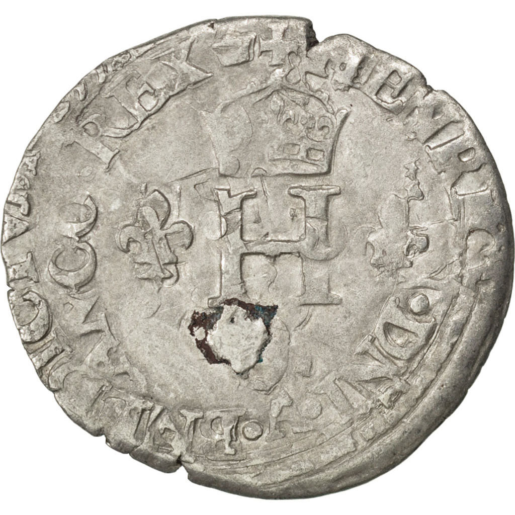 Francia, Half Groat, 1551, Paris, MB+, Biglione, Sombart:4458