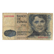 Banknot, Hiszpania, 500 Pesetas, 1979, 1979-10-23, KM:157, VG(8-10)