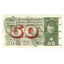Banknote, Switzerland, 50 Franken, 1970, 1970-02-05, KM:48j, VF(20-25)