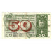 Billet, Suisse, 50 Franken, 1971, 1971-02-10, KM:48k, TB