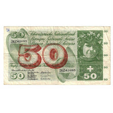 Banknote, Switzerland, 50 Franken, 1968, 1968-05-15, KM:48h, VF(20-25)