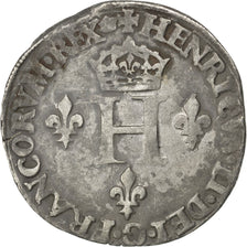 FRANCE, Gros, 1550, Paris, EF(40-45), Billon, Sombart #4456, 5.62