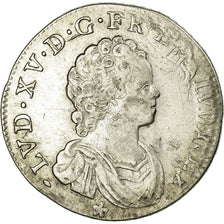 Coin, France, Louis XV, 1/4 Écu Vertugadin, 30 Sols, 1/4 ECU, 1716, Rouen
