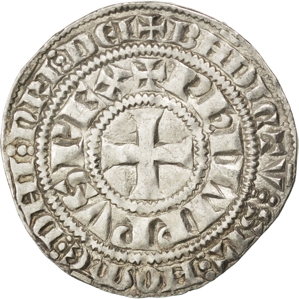 FRANCE, Maille Blanche, AU(50-53), Silver, Duplessy #215, 2.14