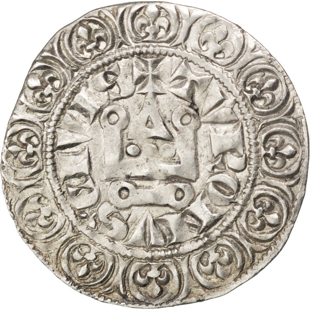 FRANCE, Maille Blanche, AU(50-53), Silver, Duplessy #215, 2.14