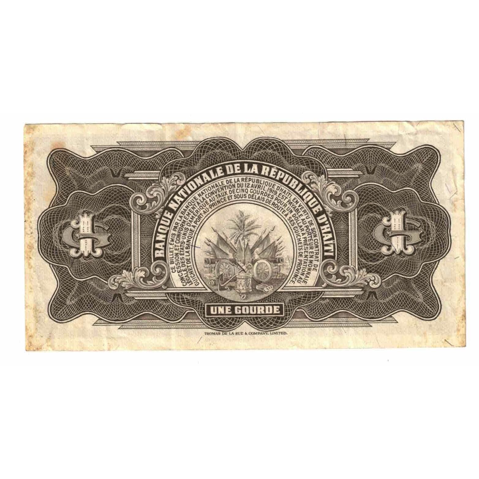 Geldschein, Haiti, 1 Gourde, 1968, KM:196a, SS