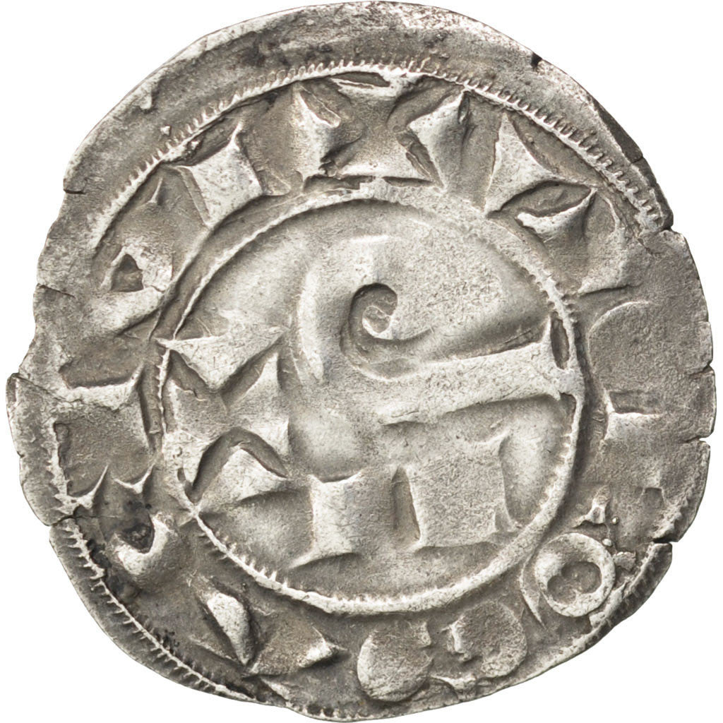 Coin, France, Denarius, Toulouse, AU(50-53), Billon
