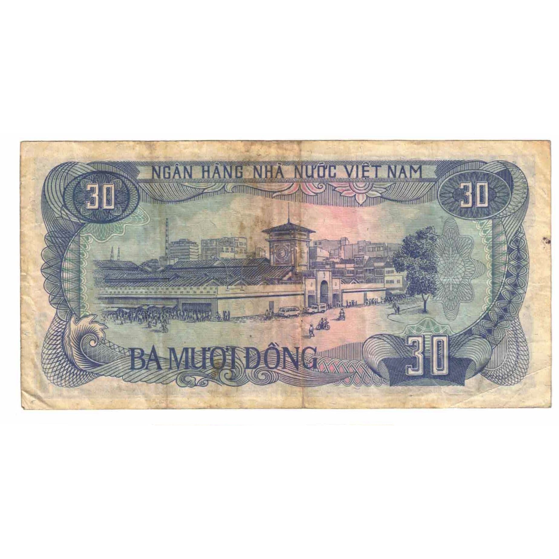 Banknote, Vietnam, 30 D<ox>ng, Undated (1985), KM:95a, EF(40-45)