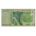 Banknote, West African States, 5000 Francs, 2003, KM:717Ka, VF(20-25)