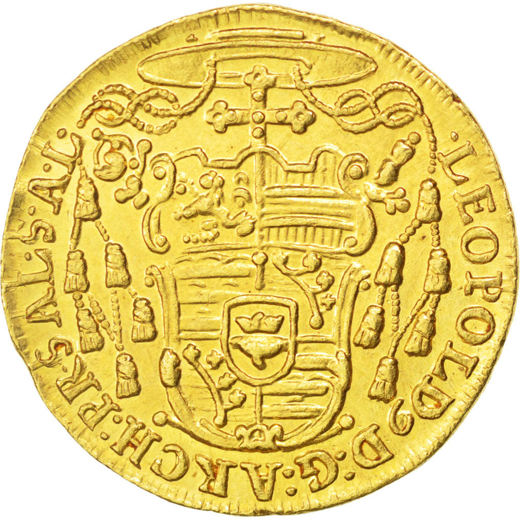 AUSTRIAN STATES, Ducat, 1728, KM #323, graded, PCGS, MS(63), Gold, 3.37