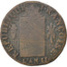FRANCE, Sol aux balances françoise, Sol, 1793, Bayonne, KM #619.8, VG(8-10), B..