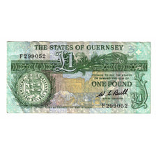 Banconote, Guernsey, 1 Pound, KM:48a, MB