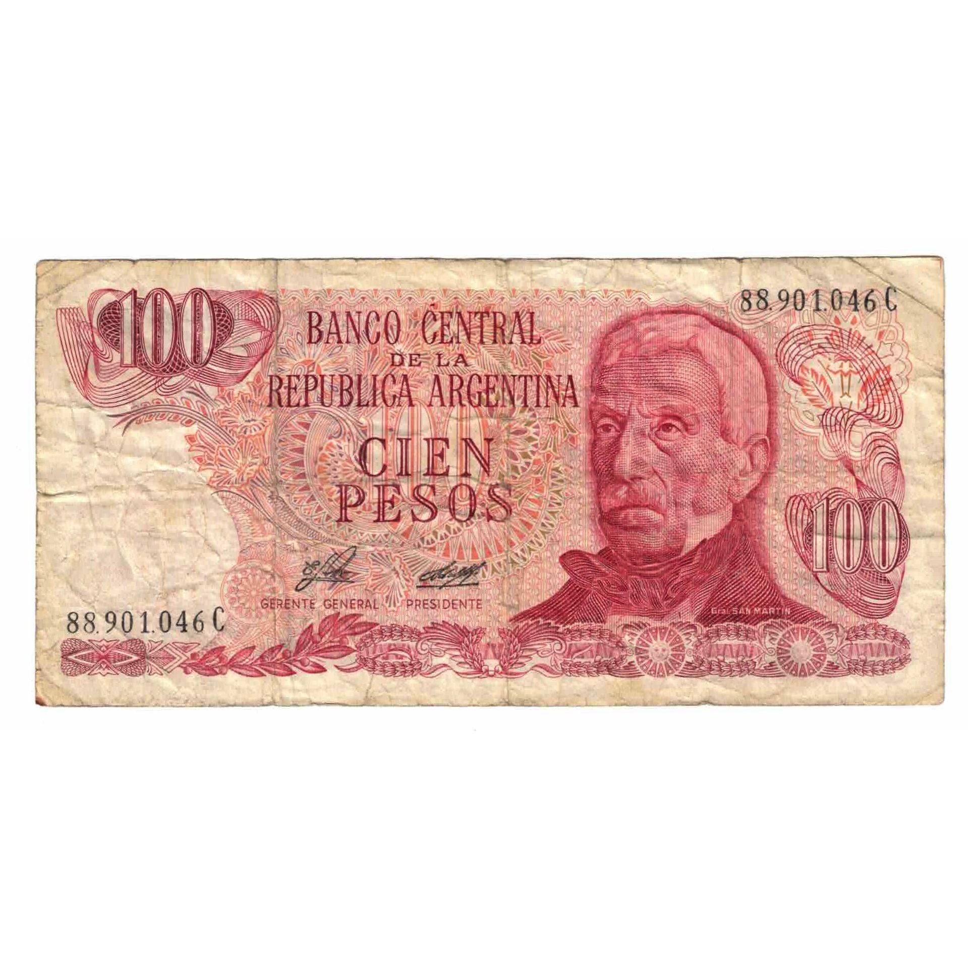 Billet, Argentine, 100 Pesos, KM:302a, B