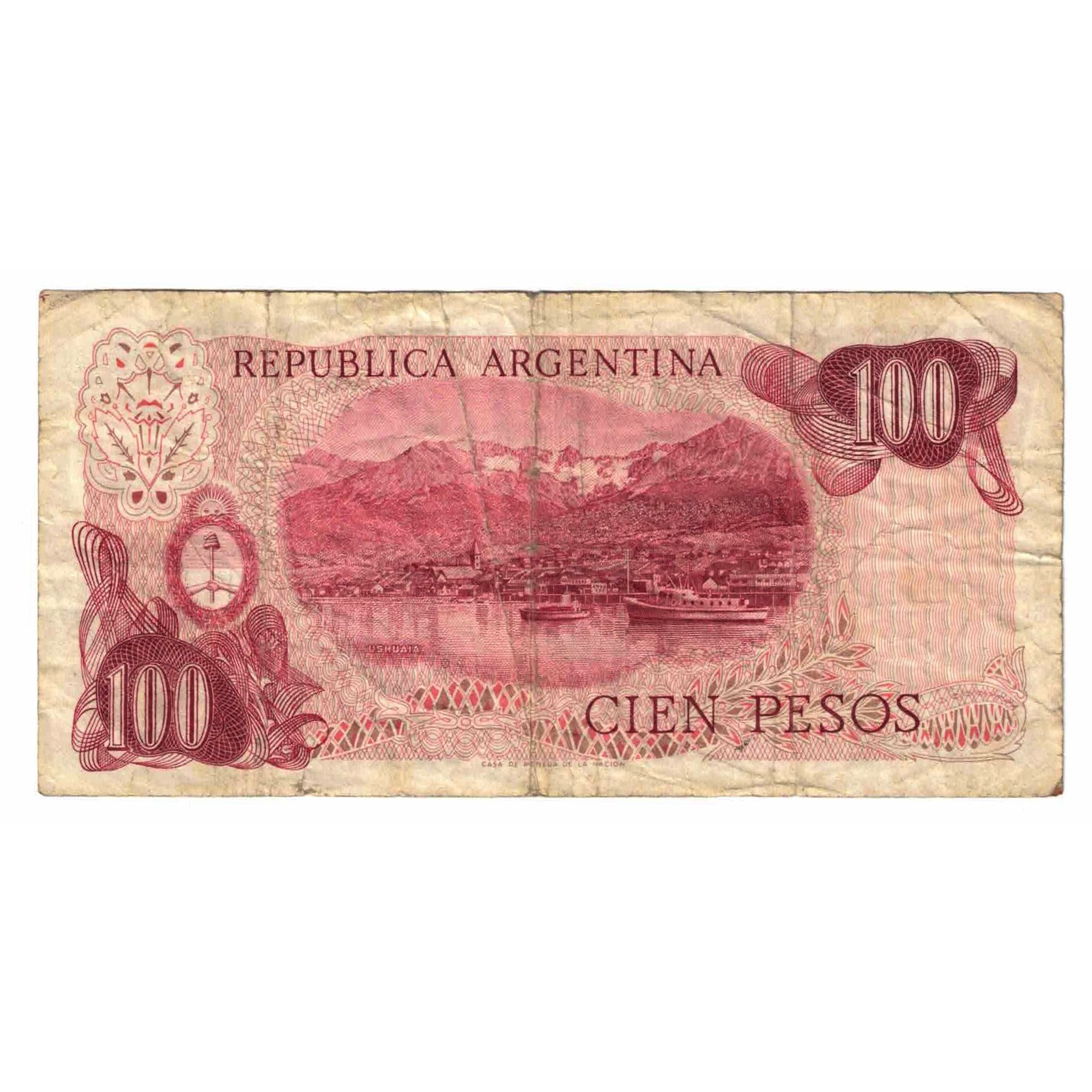 Billet, Argentine, 100 Pesos, KM:302a, B