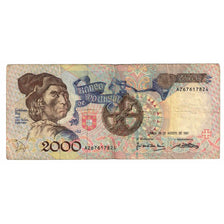 Banknote, Portugal, 2000 Escudos, 1991, 1991-08-29, KM:186b, VF(30-35)