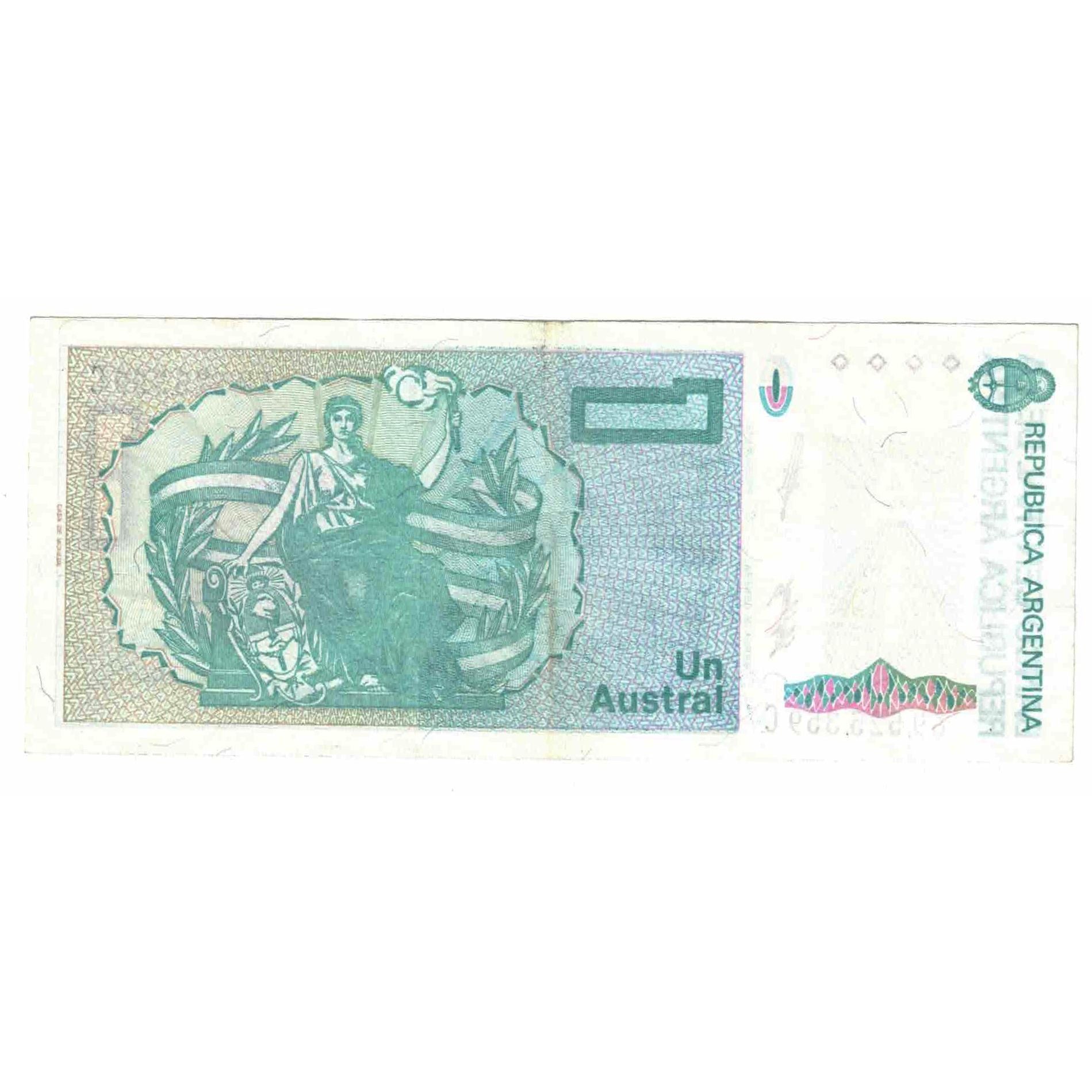 Nota, Argentina, 1 Austral, KM:323b, AU(55-58)