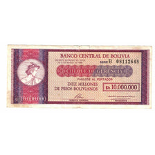 Billete, 10 Million Pesos Bolivianos, 1985, Bolivia, 1985-03-08, KM:192b, BC