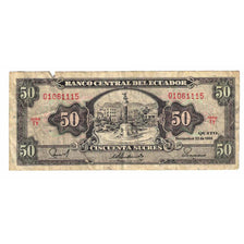 Billet, Équateur, 50 Sucres, 1988, 1988-11-22, KM:122a, B