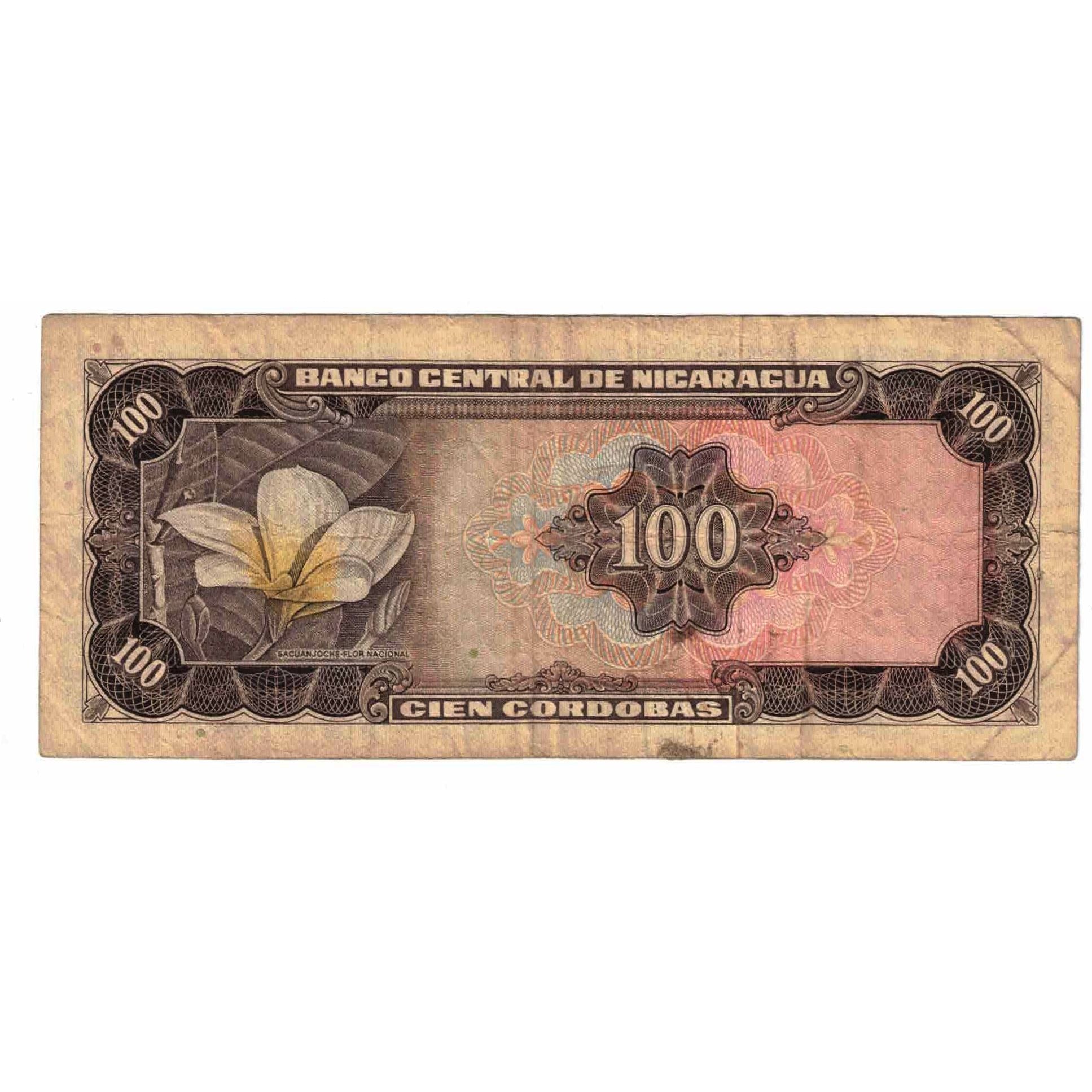 Geldschein, Nicaragua, 100 Cordobas, 1979, 1979-08-08, KM:132, S