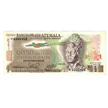 Banknote, Guatemala, 1/2 Quetzal, 1982, 1982-01-06, KM:58c, UNC(63)