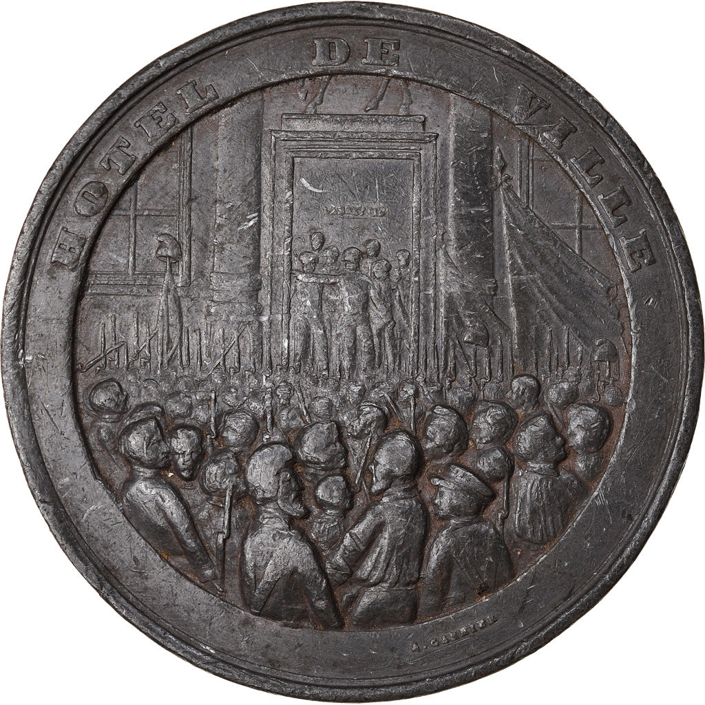France, Medal, Seconde République, Chambre des Députés, Hôtel de Ville