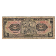 Biljet, Ecuador, 20 Sucres, 1980, 1980-05-24, KM:115b, B