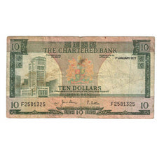 Banknote, Hong Kong, 10 Dollars, 1977, 1977-01-01, KM:74c, VF(20-25)