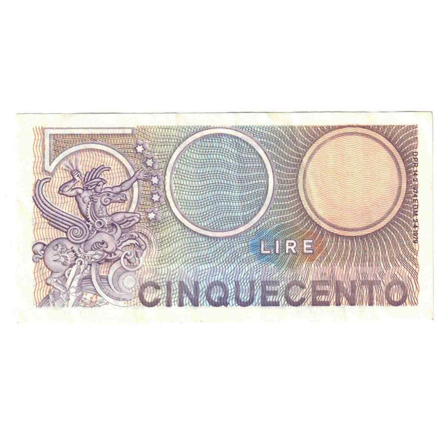 Banknote, Italy, 500 Lire, 1974, 1974-02-14, KM:94, UNC(63)