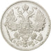 Coin, Russia, Nicholas II, 15 Kopeks, 1915, Saint-Petersburg, MS(63), Silver