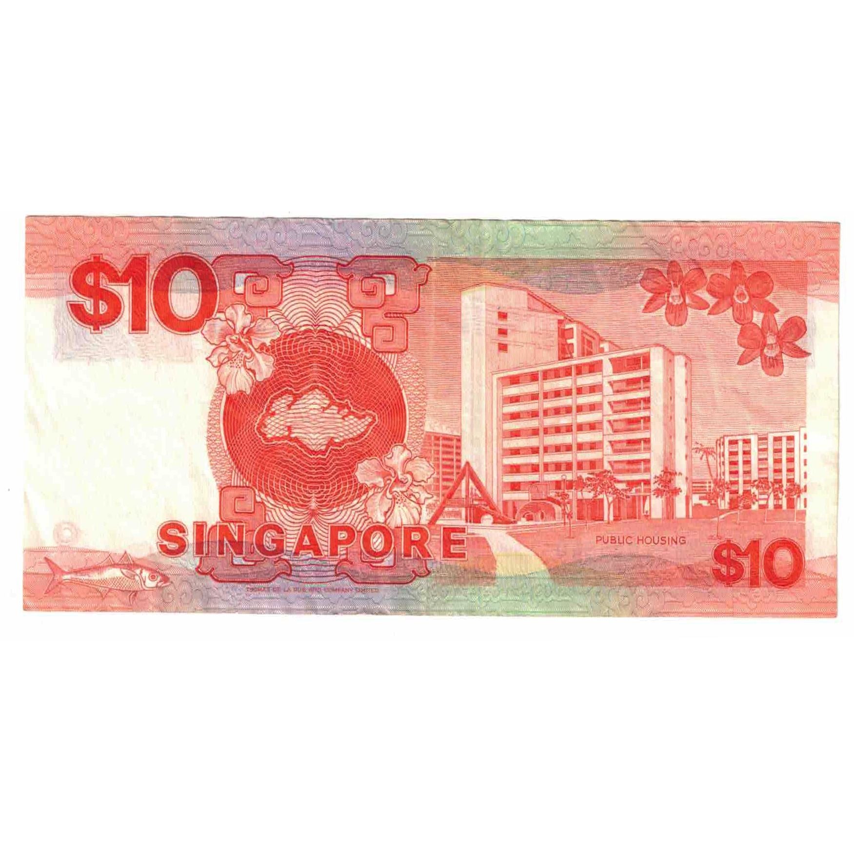 Banknot, Singapur, 10 Dollars, 1988, KM:20, EF(40-45)