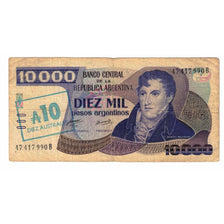 Banknote, Argentina, 10 Australes, Undated (1985), KM:322c, VF(20-25)