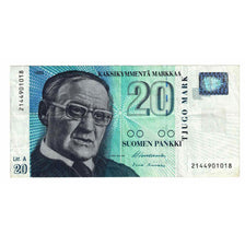 Billet, Finlande, 20 Markkaa, 1993, KM:123, SUP