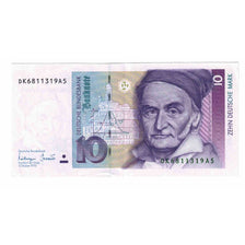 Banknot, Niemcy - RFN, 10 Deutsche Mark, 1993, 1993-10-01, KM:38c, AU(55-58)