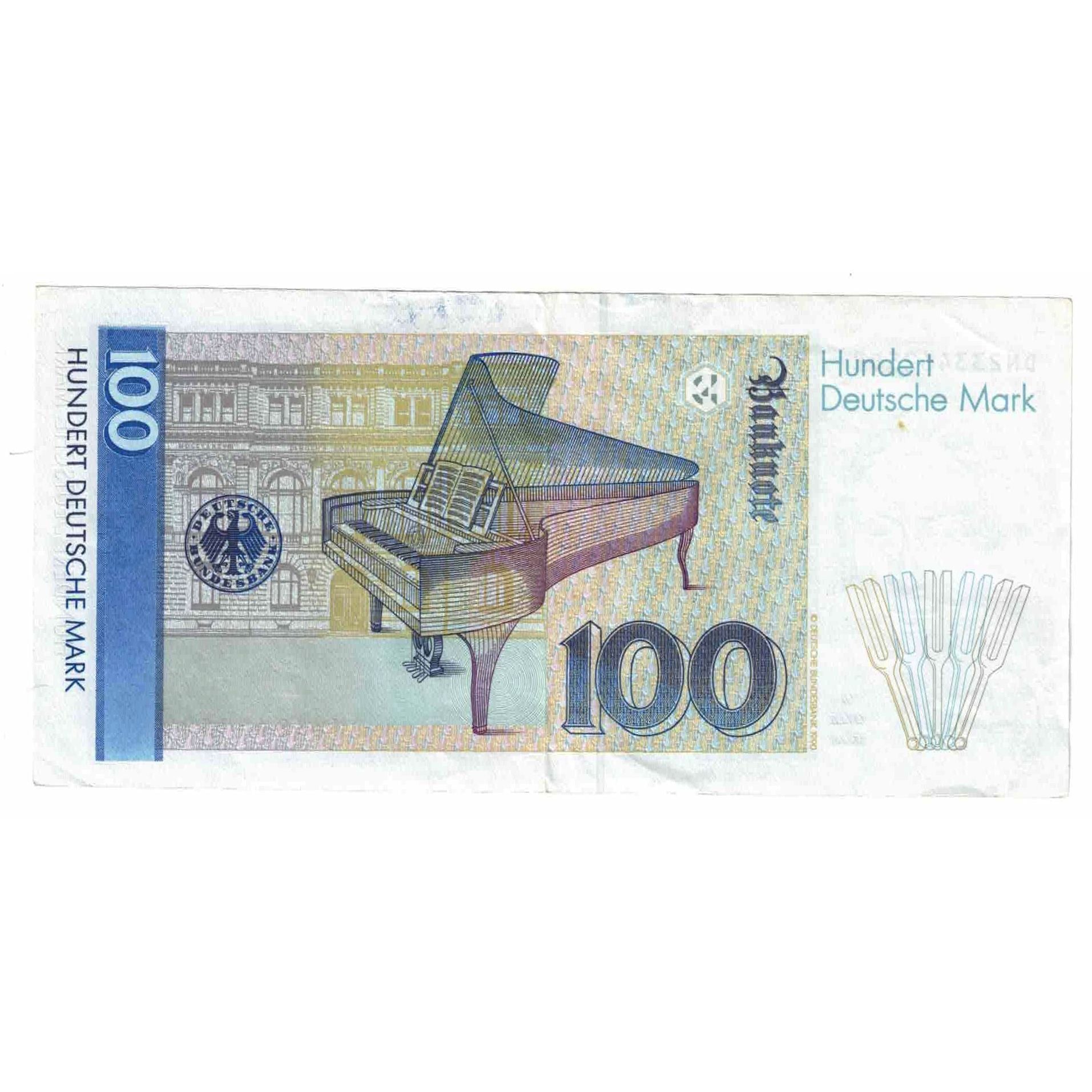 Banknote, GERMANY - FEDERAL REPUBLIC, 100 Deutsche Mark, 1993, 1993-10-01