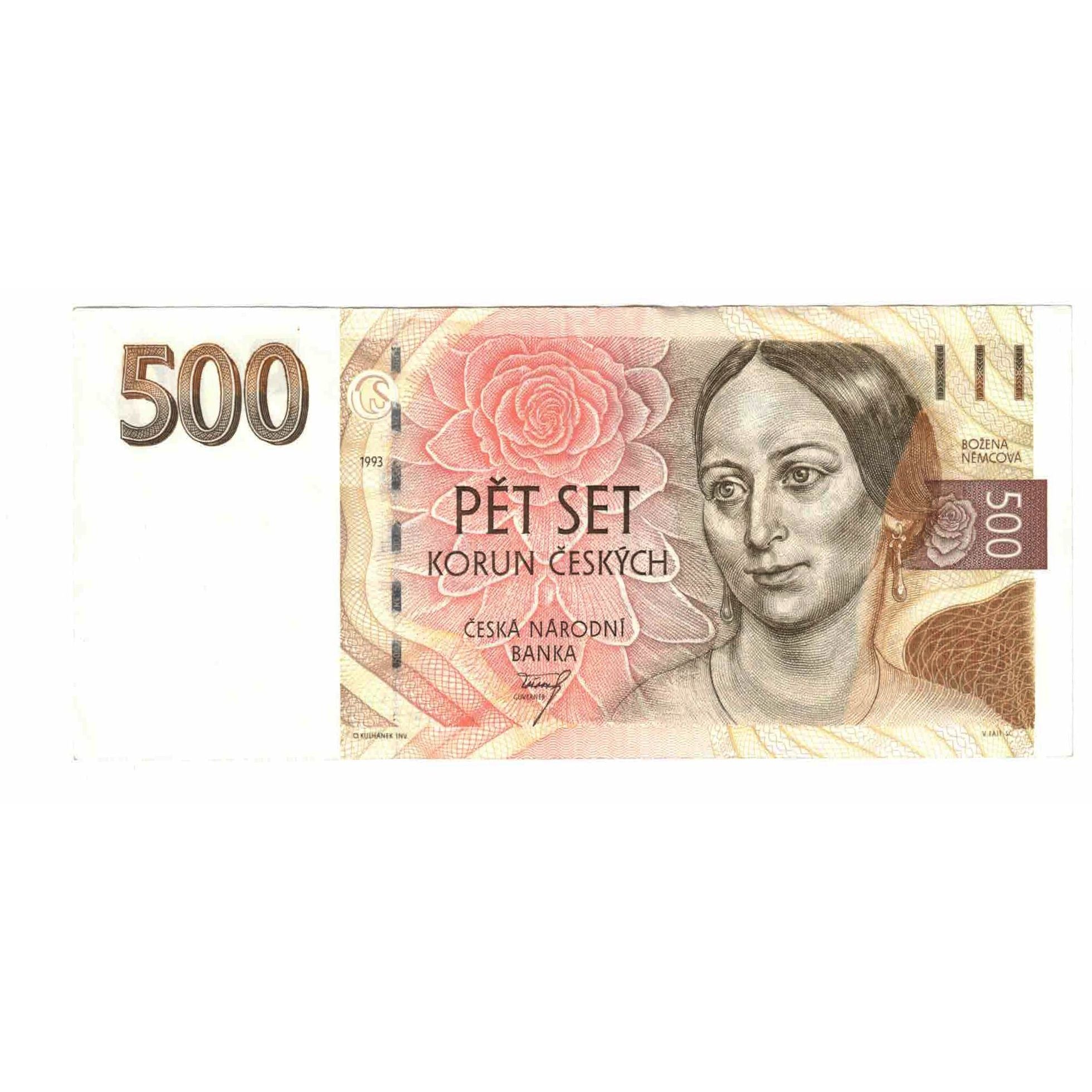 Billete, 500 Korun, 1993, República Checa, KM:7a, SC