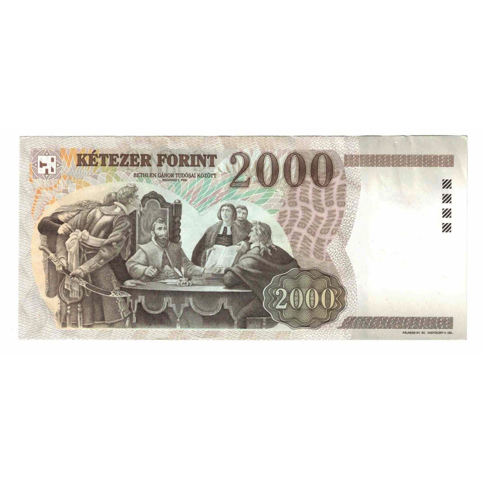 Billete, 2000 Forint, 1998, Hungría, KM:181a, SC