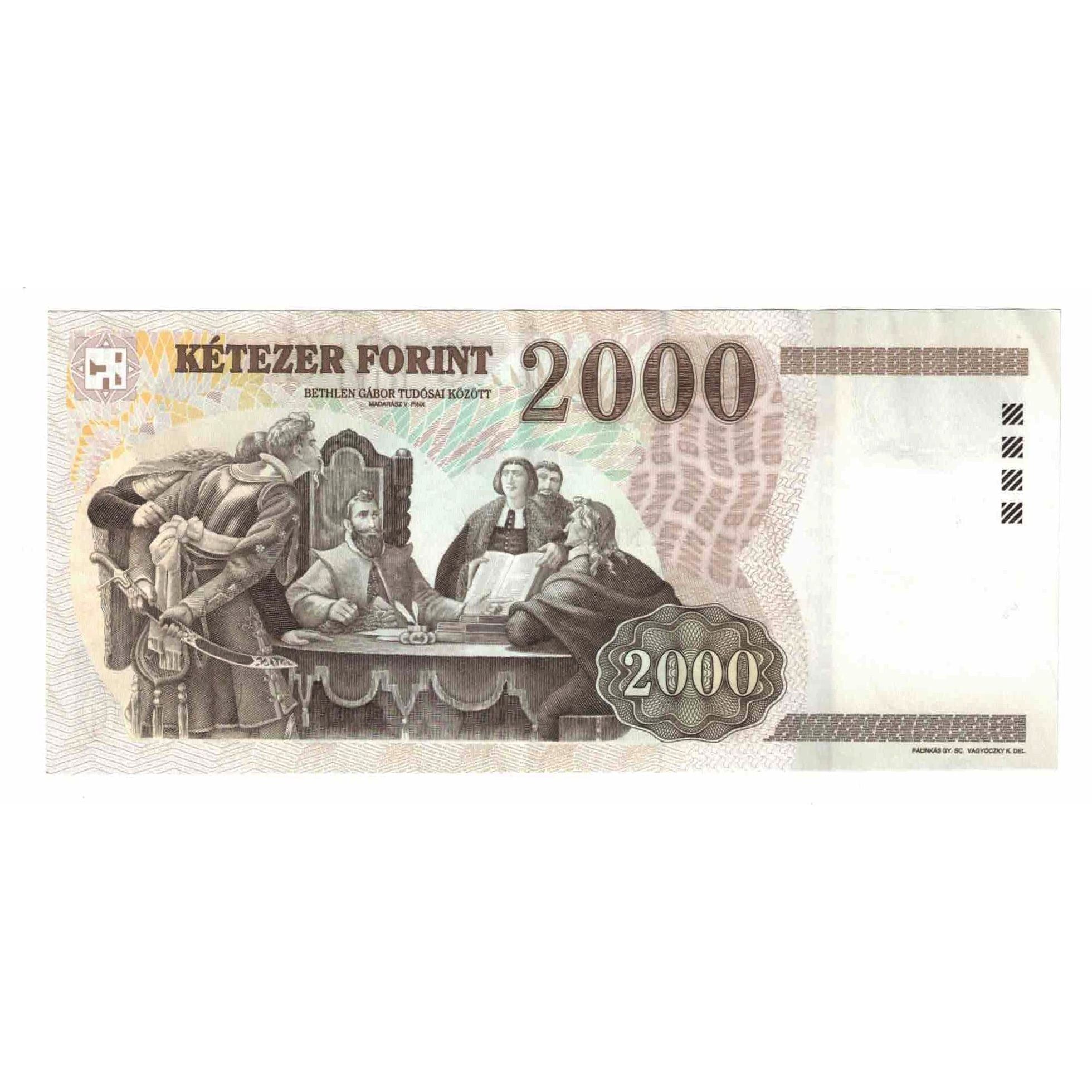 Biljet, Hongarije, 2000 Forint, 1998, KM:181a, SUP