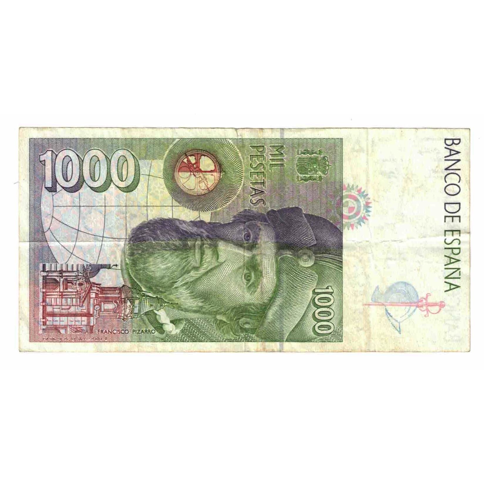 Billete, 1000 Pesetas, 1992, España, KM:163, MBC