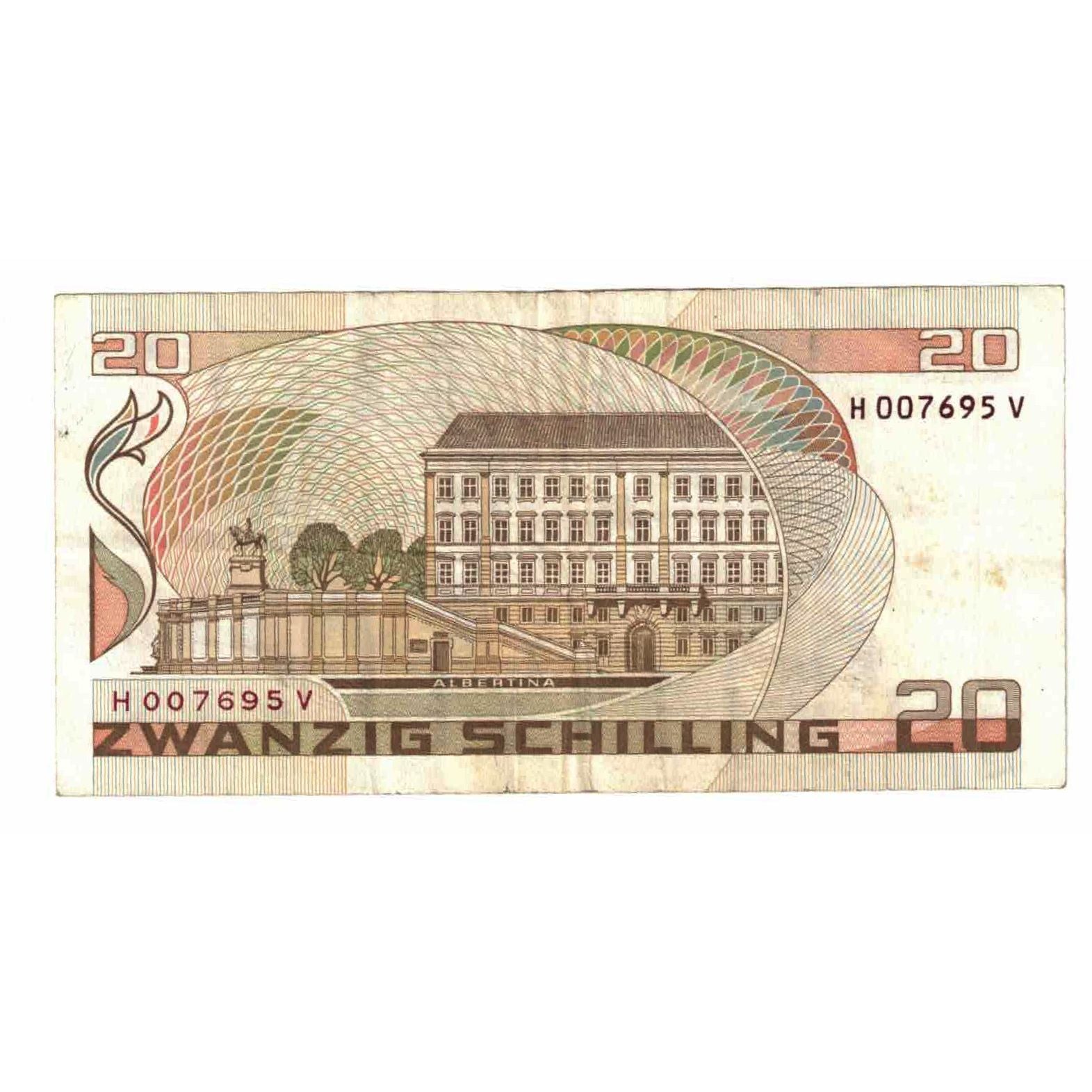 Billet, Autriche, 20 Schilling, 1896, 1986-10-01, KM:148, TTB