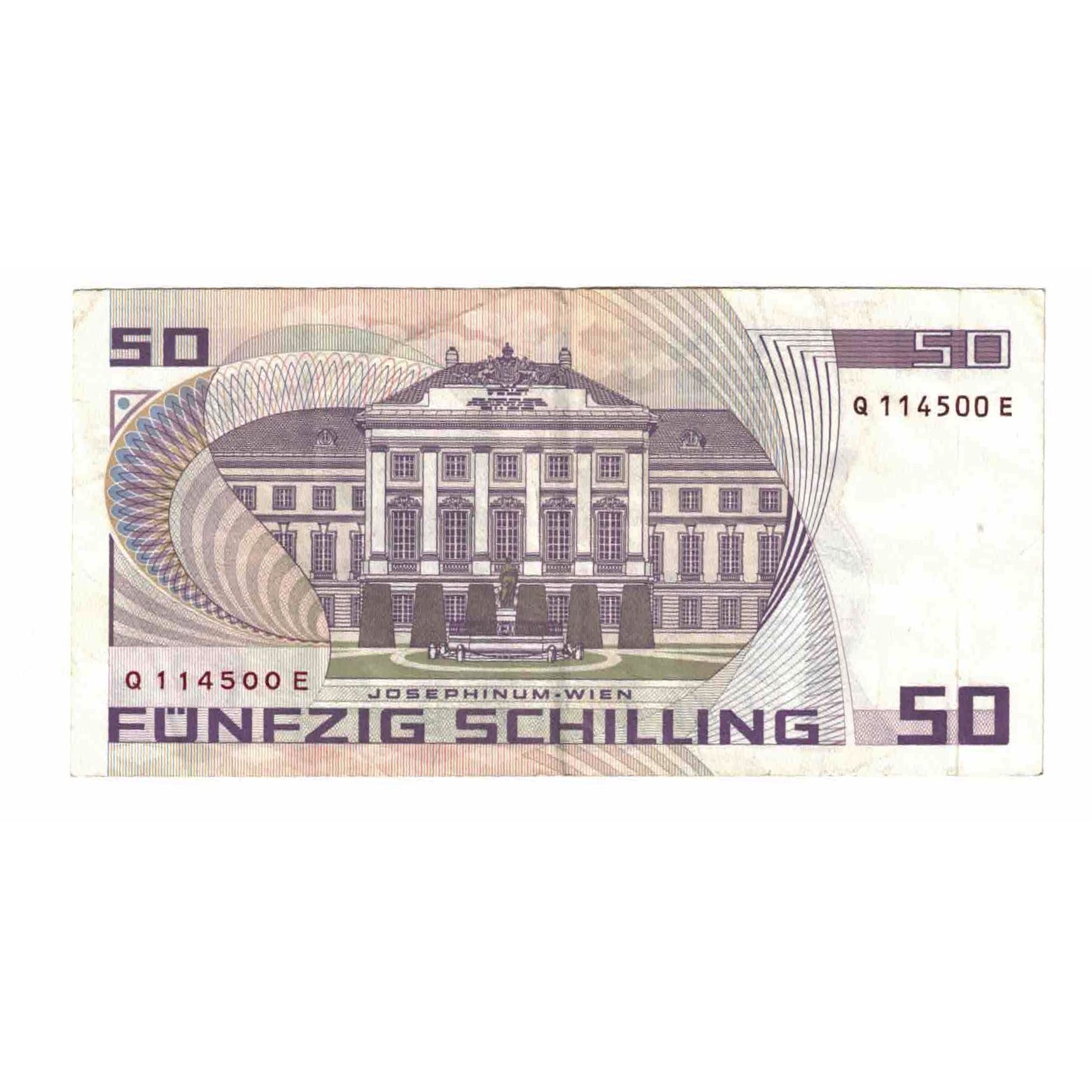 Banknote, Austria, 50 Schilling, 1986, 1986-01-02, KM:149, AU(55-58)